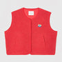Open-Front Sleeveless Layering Vest - Claudia