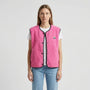 Open-Front Sleeveless Layering Vest - Claudia