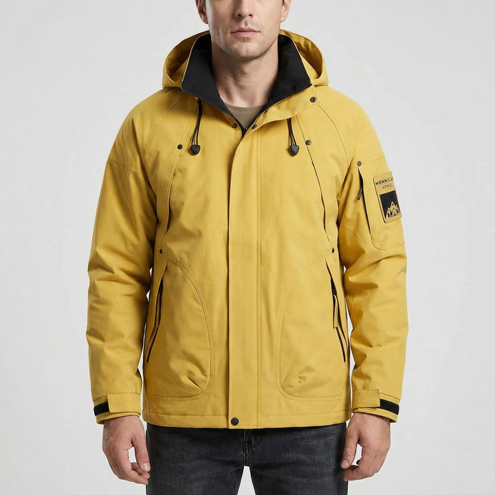 Outdoor-Jacke Mit Kapuze Und Reißverschluss -  Ridgorn