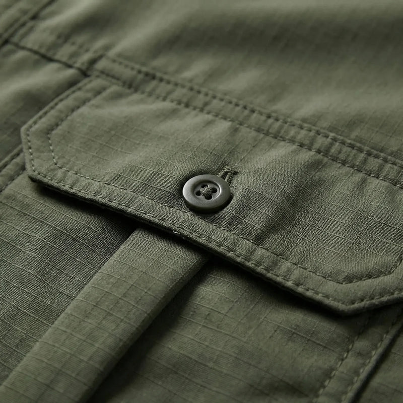 Outdoorshirt Met Afritsbare Mouwen - Brett
