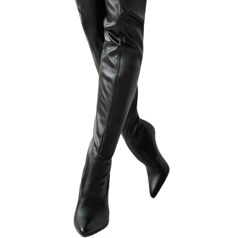 Over-The-Knee Pointed Toe Boot - Sandra