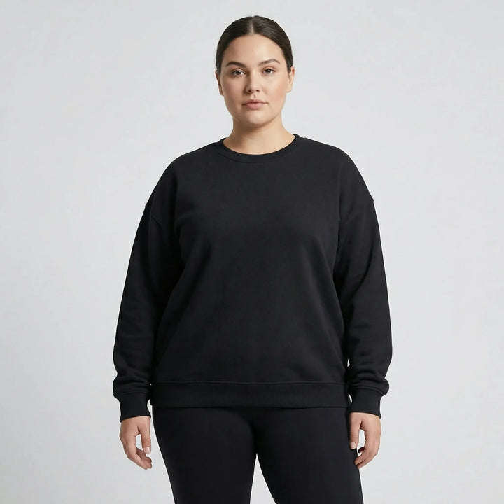 Oversize Sweatshirt Mit Rundhalsausschnitt - Christy