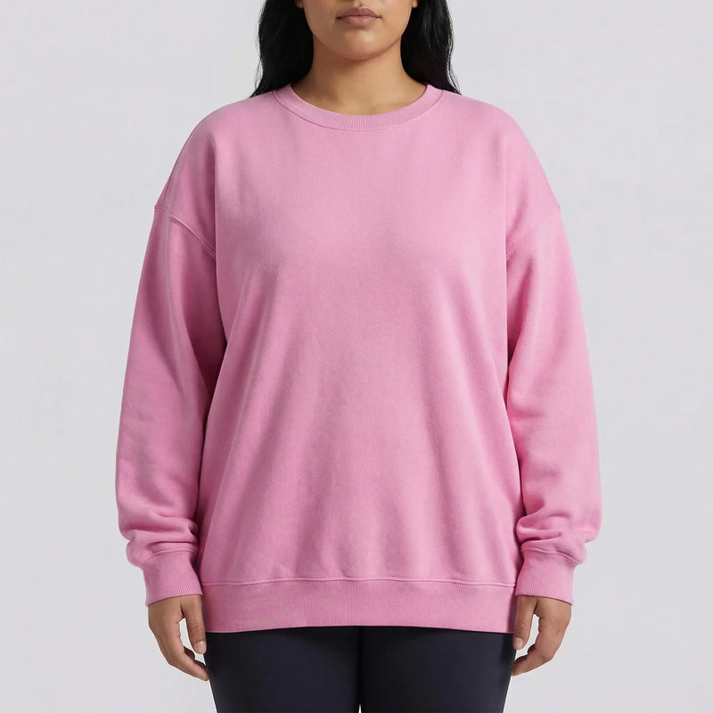 Oversize Sweatshirt Mit Rundhalsausschnitt - Christy