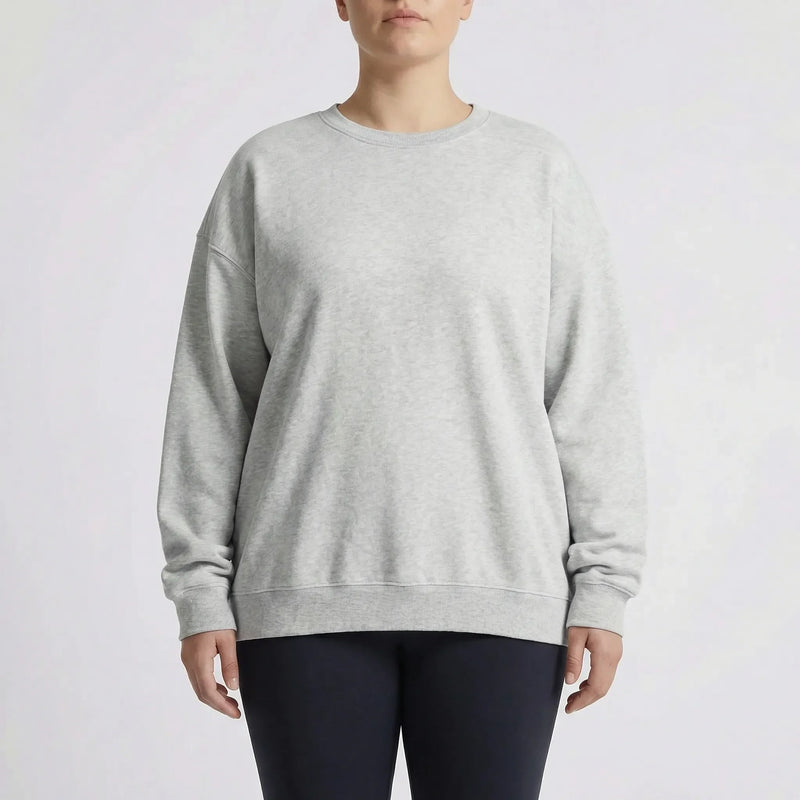 Oversize Sweatshirt Mit Rundhalsausschnitt - Christy