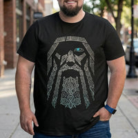 Oversize T-Shirt Mit Nordischem Print - Calvin