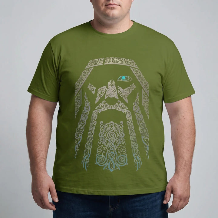 Oversize T-Shirt Mit Nordischem Print - Calvin