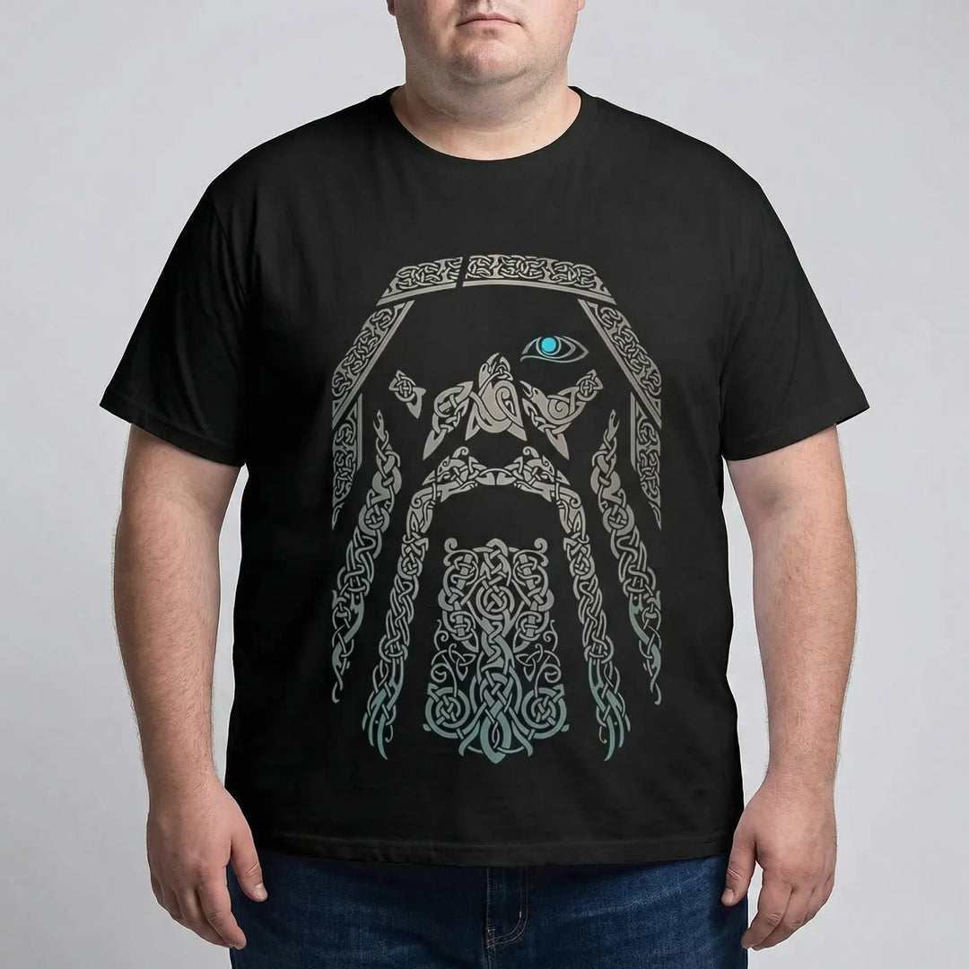 Oversize T-Shirt Mit Nordischem Print - Calvin