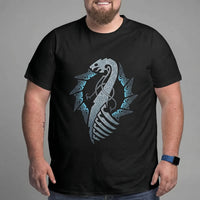 Oversize T-Shirt Mit Nordischem Print - Calvin