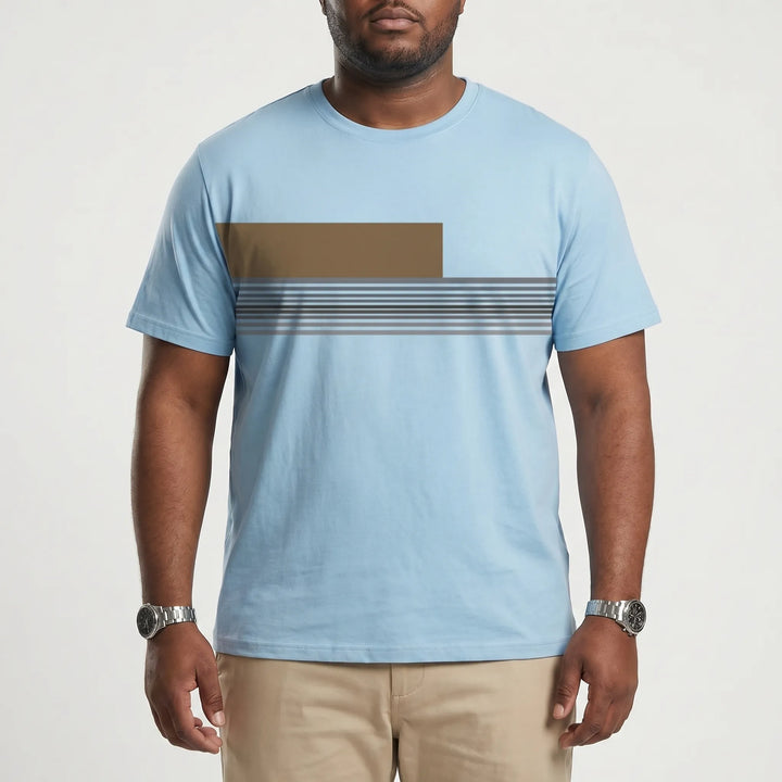 Oversize T Shirt Im Colour-Blocking-Design - Jesse