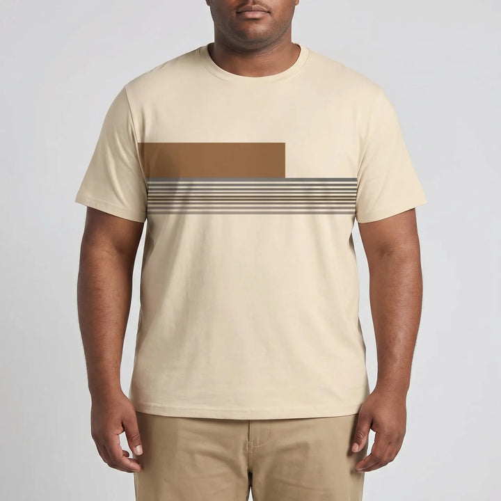 Oversize T Shirt Im Colour-Blocking-Design - Jesse