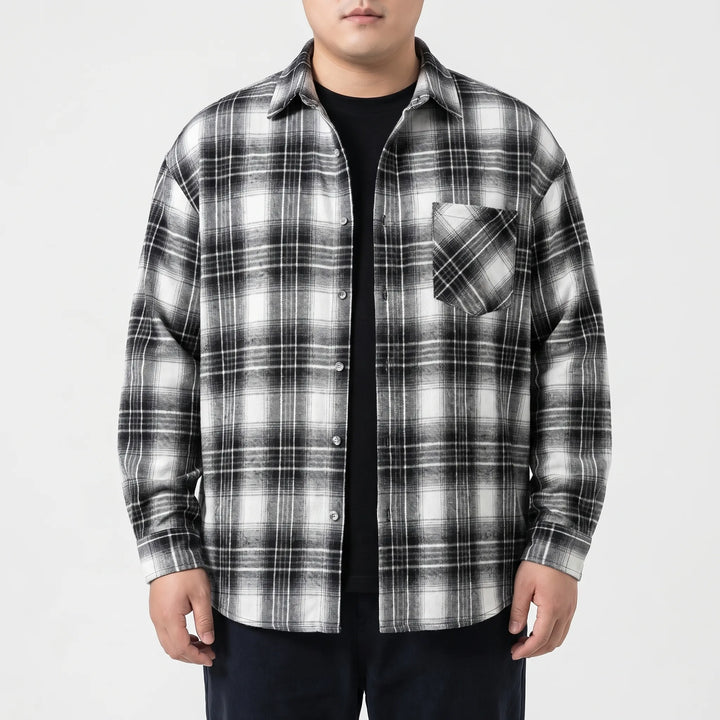 Oversized-Langarmhemd Mit Karomuster - Raymond