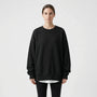 Oversized Crew Neck Jumper - Ruby