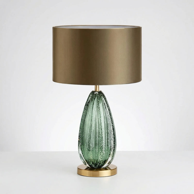 Oversized Glass Base Table Lamp -  Glacielle