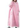 Oversized Hooded Blanket With Front Pocket - Lola