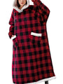 Oversized Hooded Blanket With Front Pocket - Lola
