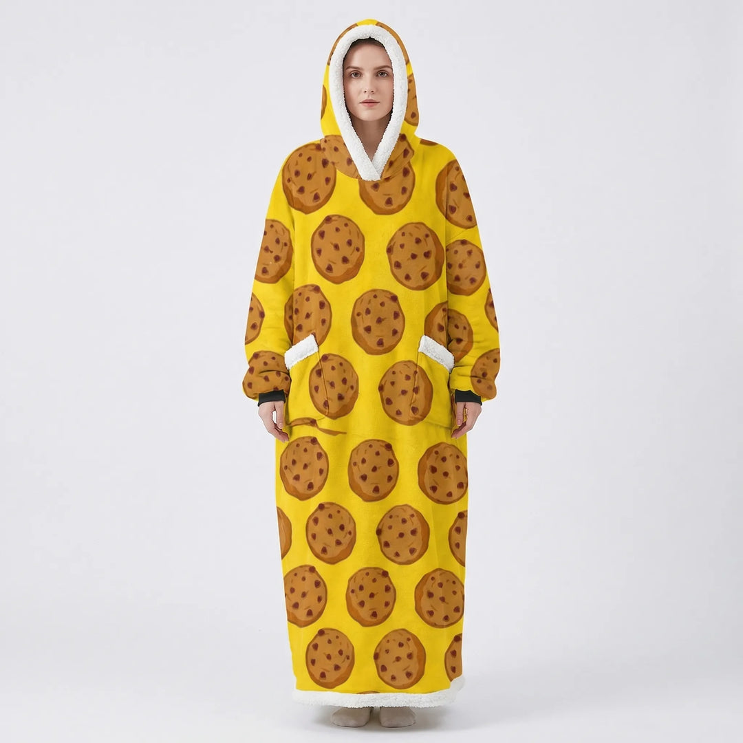 Oversized Hooded Blanket With Front Pocket - Lola