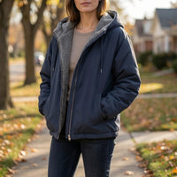 Oversized Hooded Reversible Parka - Mindy