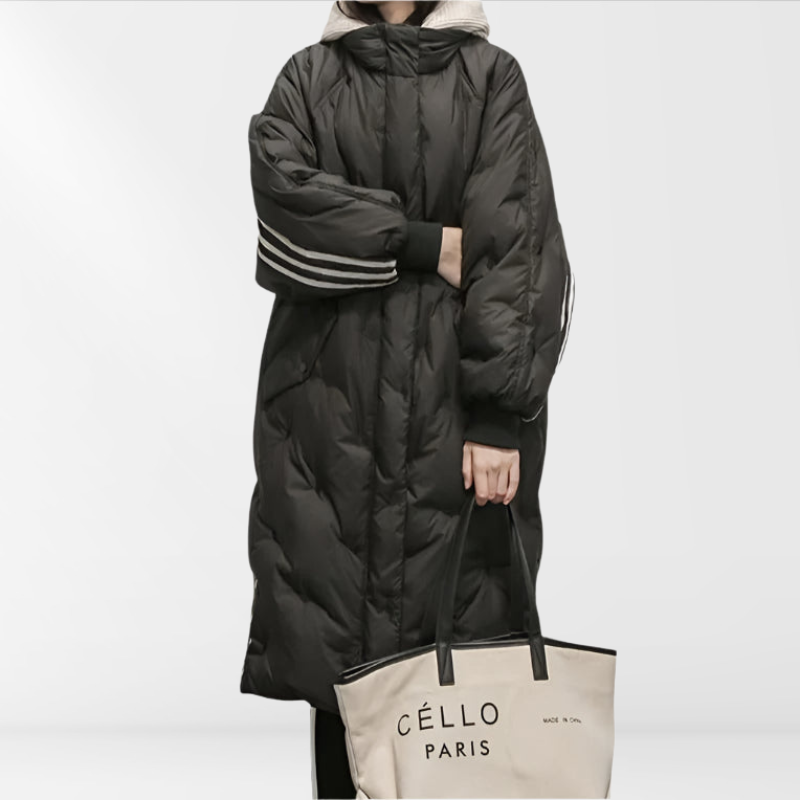 Oversized Quilted Coat For Women - Kimberly