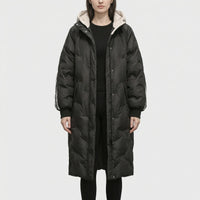 Oversized Quilted Coat For Women - Kimberly
