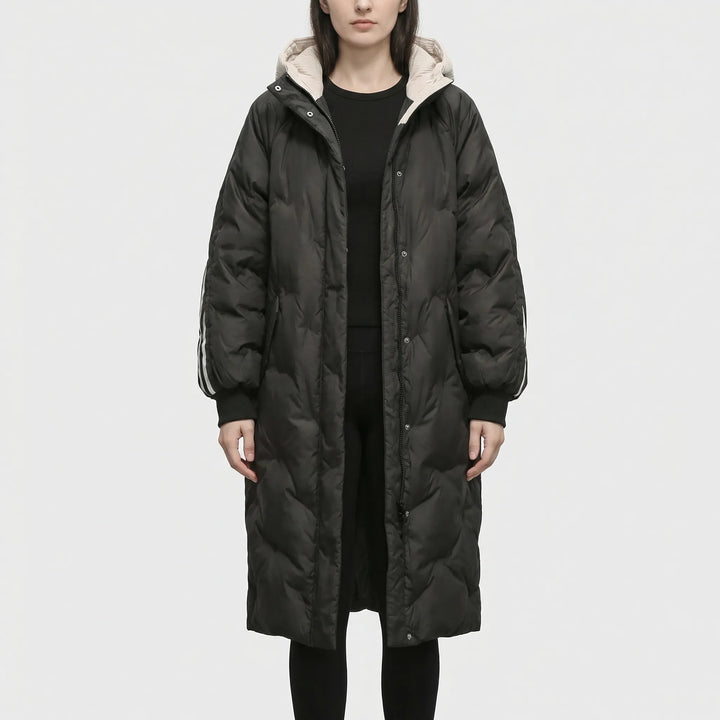 Oversized Quilted Coat For Women - Kimberly