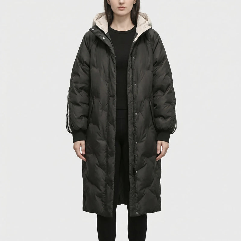 Oversized Quilted Coat For Women - Kimberly