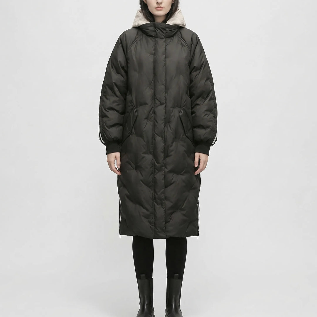 Oversized Quilted Coat For Women - Kimberly