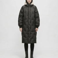 Oversized Quilted Coat For Women - Kimberly
