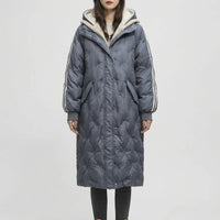 Oversized Quilted Coat For Women - Kimberly