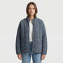 Oversized Quilted Zip-Up Jacket - Kathy