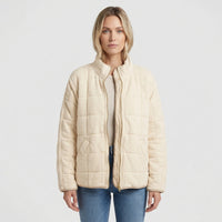 Oversized Quilted Zip-Up Jacket - Kathy