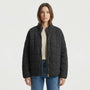 Oversized Quilted Zip-Up Jacket - Kathy