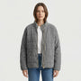 Oversized Quilted Zip-Up Jacket - Kathy