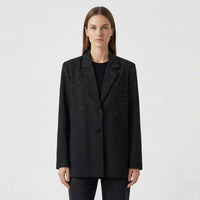 Oversized Sparkle-Detail Women's Blazer - Dianne