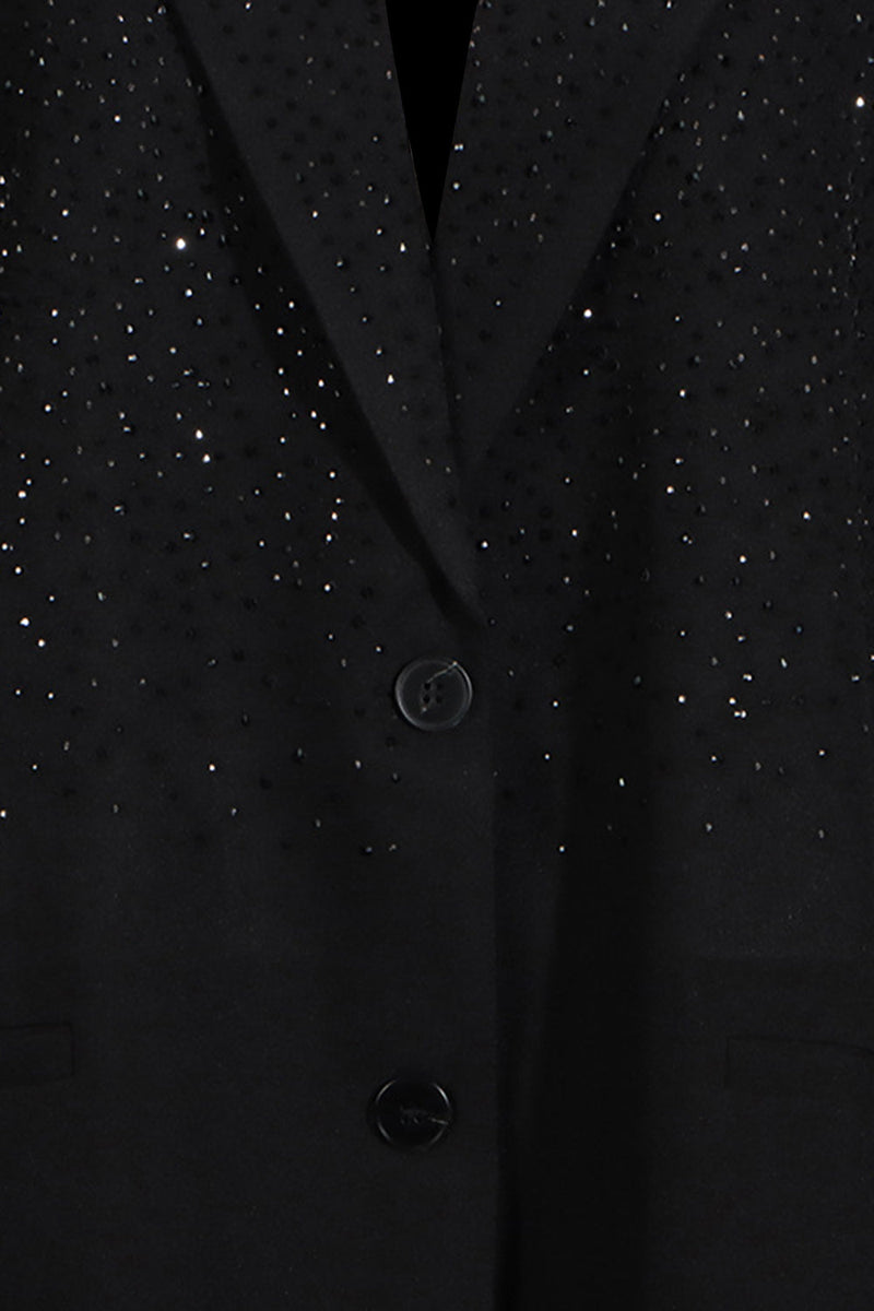 Oversized Sparkle-Detail Women's Blazer - Dianne
