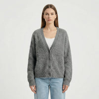 Oversized Strickjacke Mit Knöpfen - Jasmina
