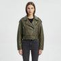 Oversized Vintage Biker Jacket - Jane