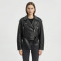 Oversized Vintage Biker Jacket - Jane