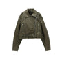 Oversized Vintage Biker Jacket - Jane