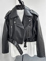 Oversized Vintage Biker Jacket - Jane