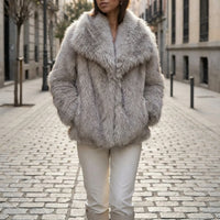 Oversized Winterjas Met Bontlook - Beatrice