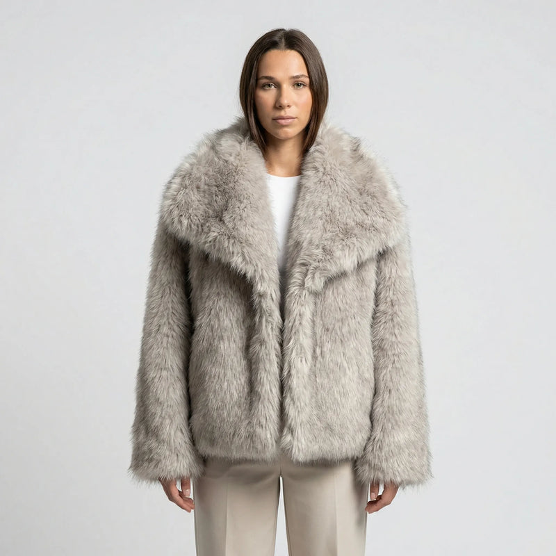Oversized Winterjas Met Bontlook - Beatrice