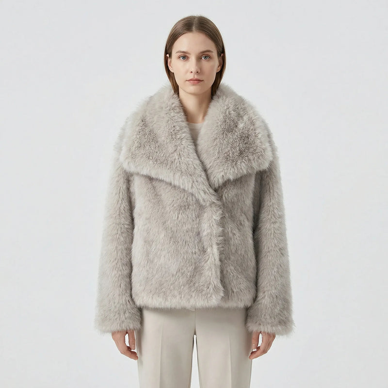 Oversized Winterjas Met Bontlook - Beatrice