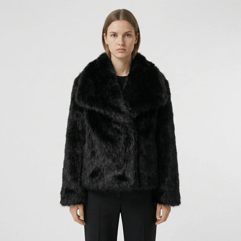 Oversized Winterjas Met Bontlook - Beatrice