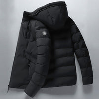 Padded Hooded Men's Winter Jacket - Tomas