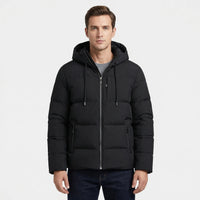 Padded Hooded Men's Winter Jacket - Tomas