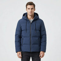 Padded Hooded Men's Winter Jacket - Tomas