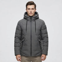 Padded Hooded Men's Winter Jacket - Tomas
