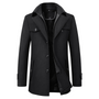 Padded Men's Overcoat With Structured Fit - Miguel
