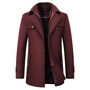 Padded Men's Overcoat With Structured Fit - Miguel