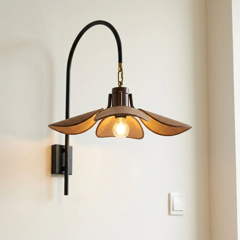 Petal-Shaped Decorative Wall Lamp -  Petaluxe